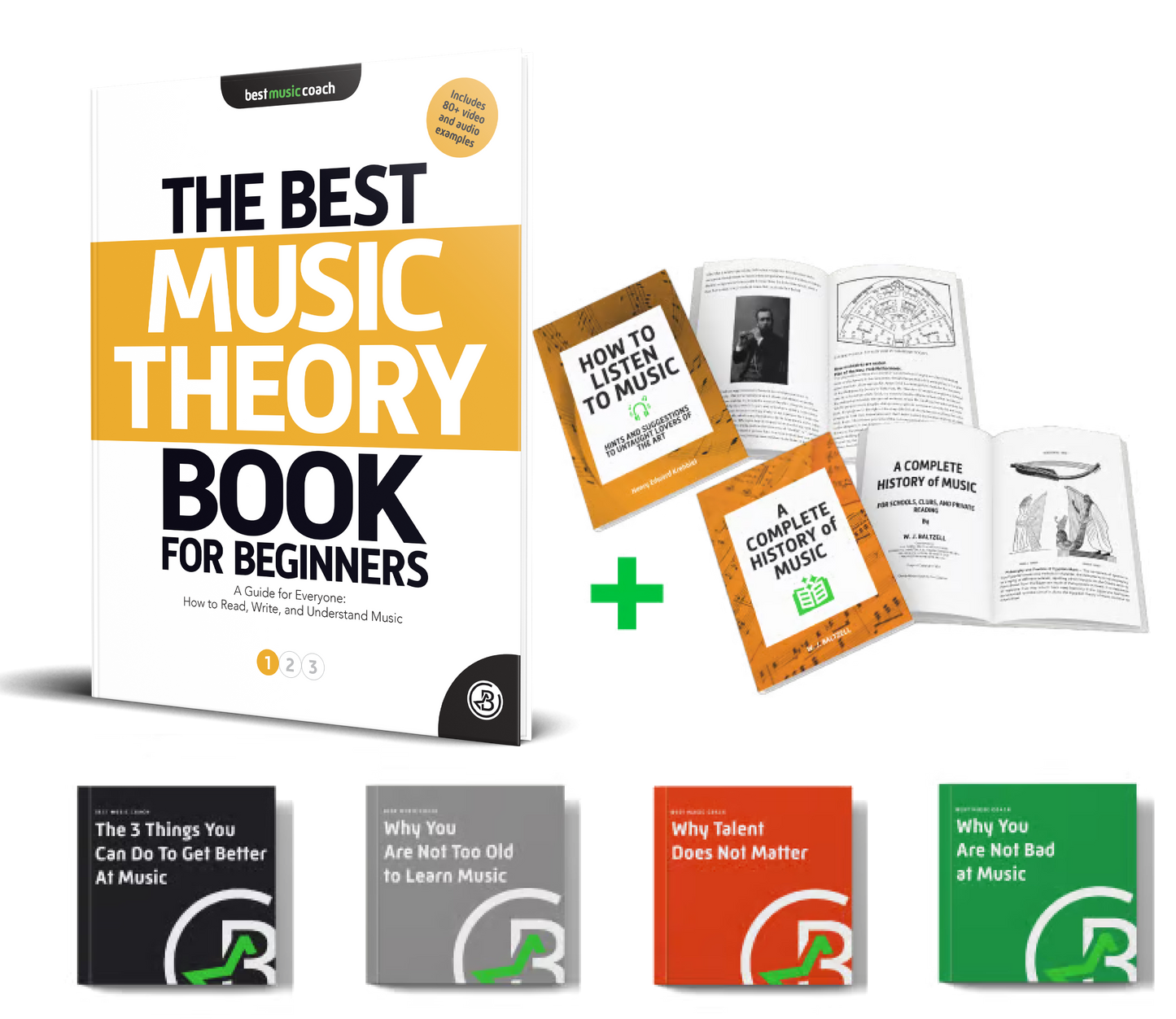 The Best Music Theory Book for Beginners 1 Bundle