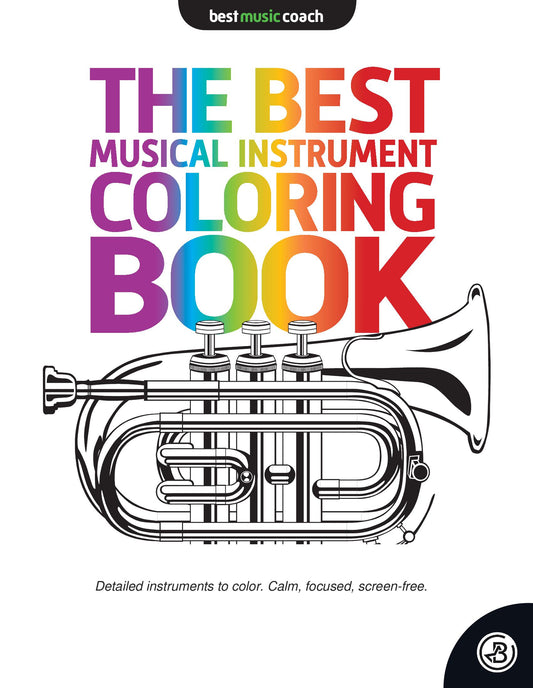 The Best Musical Instrument Coloring Book