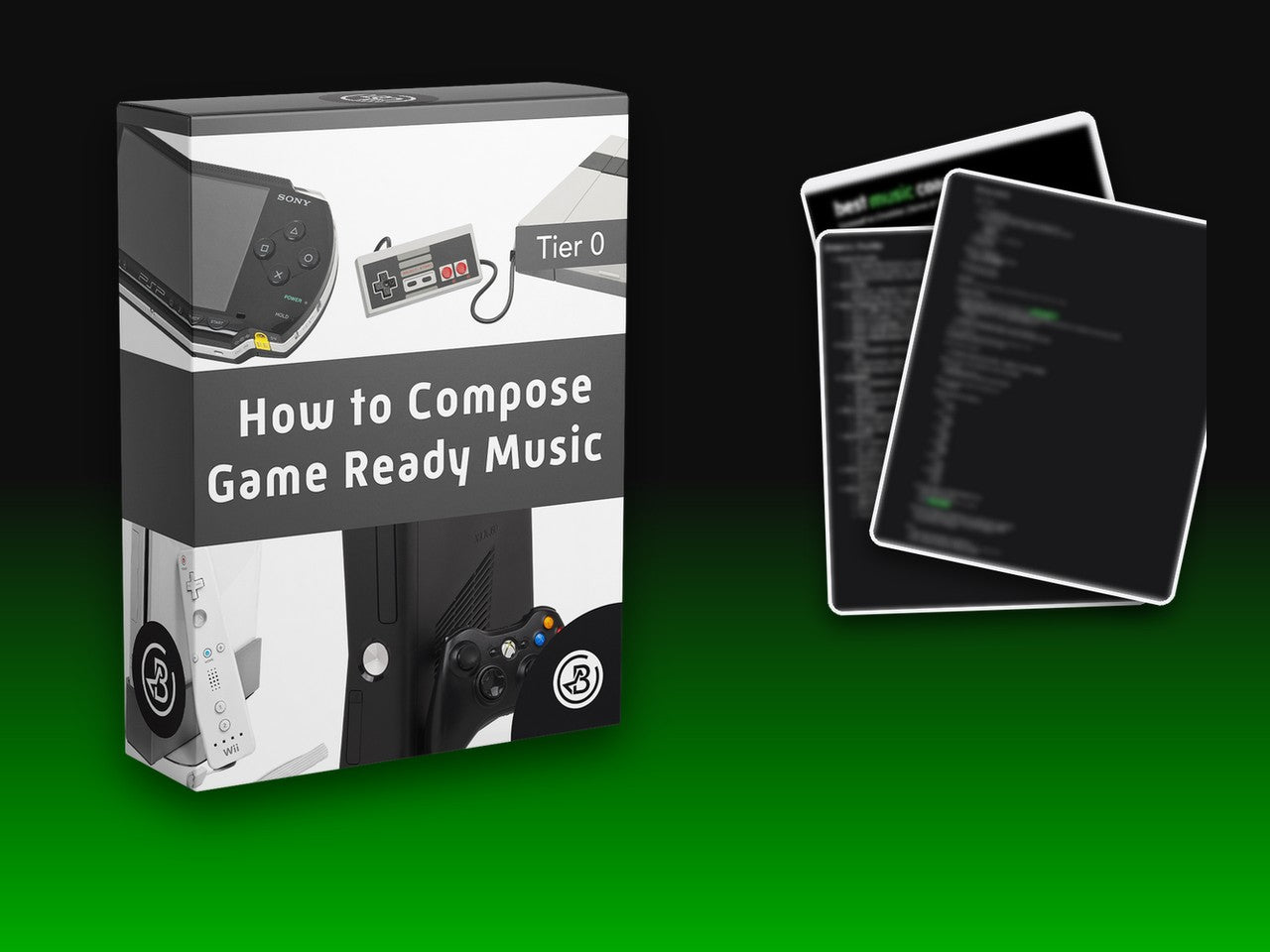 Everything included in Compose Game Ready Music in 60 Days: the course plus mixing, mastering, release and 60-day checklists
